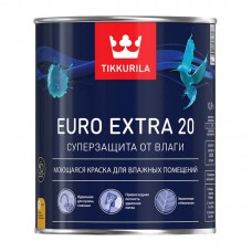 Краска для влажных помещений Tikkurila EURO EXTRA 20 A п/мат. (0,9 л)
