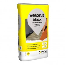 Монтажно-кладочная смесь Weber Vetonit Блок, 25 кг