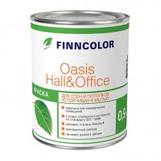 Краска для стен и потолков Finncolor Oasis Hall&Office 4 база А (0,9 л)