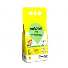 Шпаклевка финишная Weber Vetonit KR для сухих помещений, 5 кг