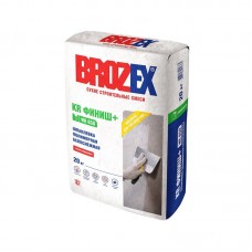 Шпаклевка полимерная Brozex WR 600 КР Финиш, белая, 20 кг