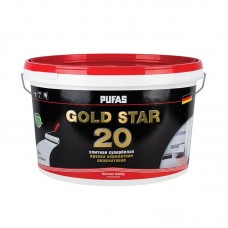 Краска акрилатная Pufas GOLD STAR 20 полумат. Основа А мороз. (9 л)