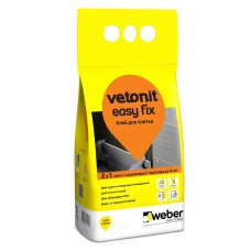 Клей плиточный для внутренних работ Weber Vetonit Easy Fix, 5 кг